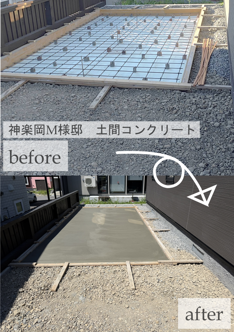 土間コンクリート工事