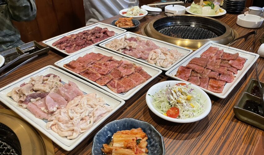 焼肉中