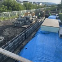 土留め工事中