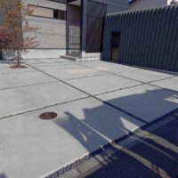 土間コンクリート補修完了