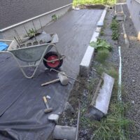撤去作業中